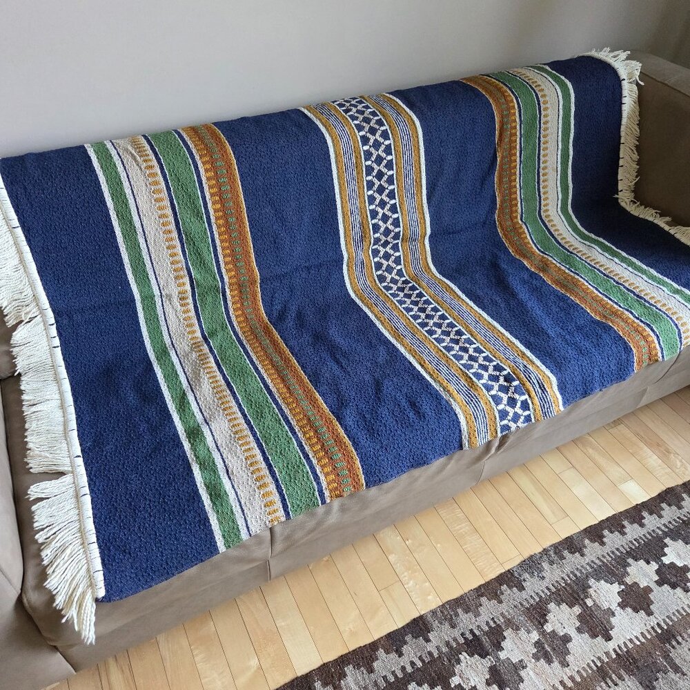 Hand made throw blanket.